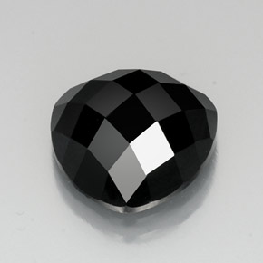 Espinela negro natural de 11,40 ct, trillón, opaco
