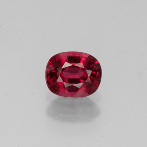 Espinela rojo natural de 0,56 ct, corte óvalo, VS-SI