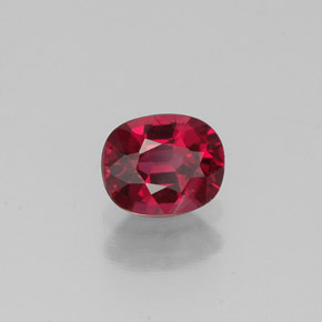 Espinela rojo natural de 0,56 ct, corte óvalo, VS-SI