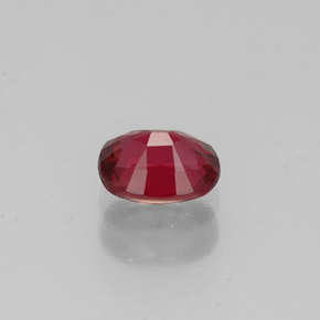Espinela rojo natural de 0,56 ct, corte óvalo, VS-SI