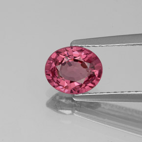 Espinela rosa natural de 1,03 ct, corte óvalo, VS