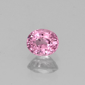 Espinela rosa natural de 0,52 ct, corte óvalo, VVS-VS