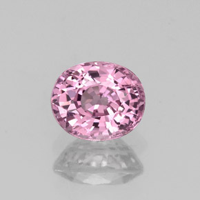 Espinela rosa natural de 0,98 ct, corte óvalo, VS-SI