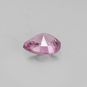 Espinela rosa natural de 0,56 ct, en forma de pera, VS
