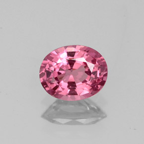 Espinela rosa natural de 0,73 ct, corte óvalo, VS