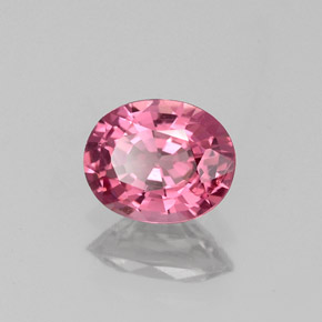 Espinela rosa natural de 0,73 ct, corte óvalo, VS