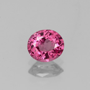 Espinela rosa natural de 0,56 ct, corte óvalo, VVS-VS