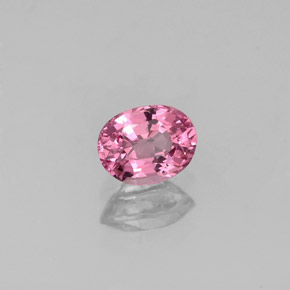 Espinela rosa natural de 0,55 ct, corte óvalo, VS
