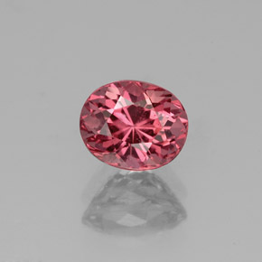 Espinela rosa natural de 1,24 ct, corte óvalo, SI