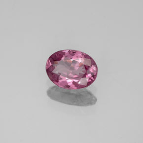 Espinela rosa natural de 0,59 ct, corte óvalo, VVS-VS
