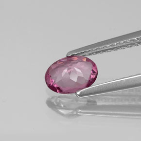 Espinela rosa natural de 0,59 ct, corte óvalo, VVS-VS