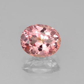 Espinela rosa natural de 1,34 ct, corte óvalo, VS-SI