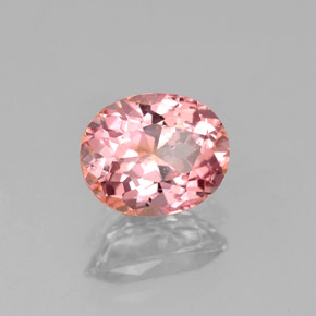 Espinela rosa natural de 1,34 ct, corte óvalo, VS-SI