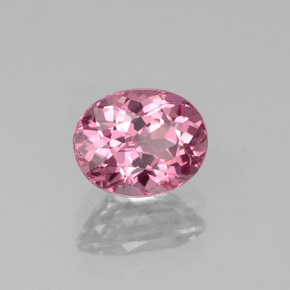 Espinela rosa natural de 1,34 ct, corte óvalo, VS