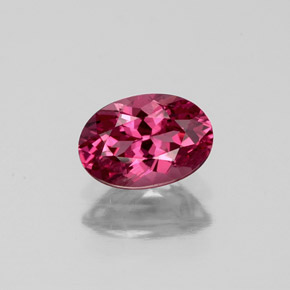 Espinela rosa natural de 0,82 ct, corte óvalo, SI