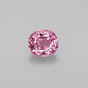 Espinela rosa natural de 0,84 ct, corte óvalo, VVS-VS