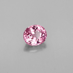Espinela rosa natural de 0,81 ct, corte óvalo, VVS-VS