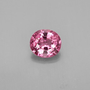Espinela rosa natural de 0,68 ct, corte óvalo, SI