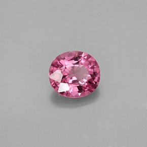 Espinela rosa natural de 0,68 ct, corte óvalo, SI