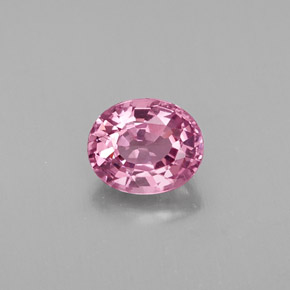 Espinela rosa natural de 0,84 ct, corte óvalo, VS-SI