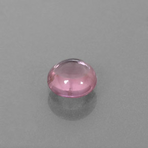 Espinela rosa natural de 0,62 ct, corte redondo, transparente
