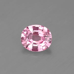 Espinela rosa natural de 0,85 ct, corte óvalo, VS