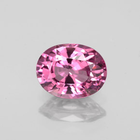 Espinela rosa natural de 1,58 ct, corte óvalo, VVS-VS