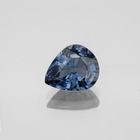 Espinela azul natural de 1,49 ct, en forma de pera, VVS