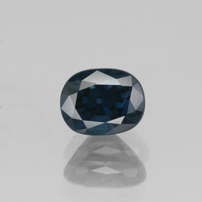 Espinela azul natural de 1,13 ct, corte óvalo, VS