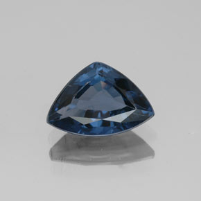 Espinela azul natural de 1,39 ct, trillón, VVS-VS