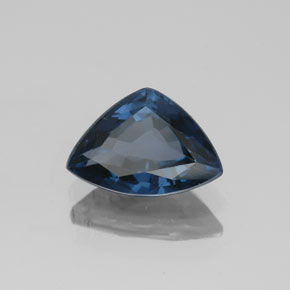 Espinela azul natural de 1,39 ct, trillón, VVS-VS
