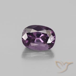 1.43ct Natural Púrpura medio espinela, Ovalada, VS-SI