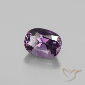 Espinela Púrpura medio natural de 1.43 ct, Ovalada, VS-SI