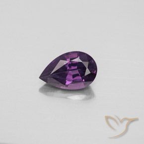 1.27ct Natural Púrpura oscuro espinela, En forma de pera, VVS-VS