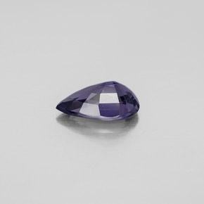 Espinela azul natural de 1,36 ct, en forma de pera, VVS