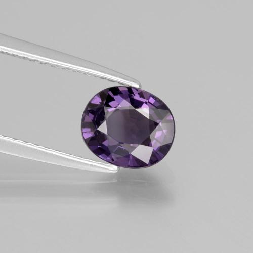 Espinela Violeta uva natural de 1.27 ct, Corte Óvalo, VS