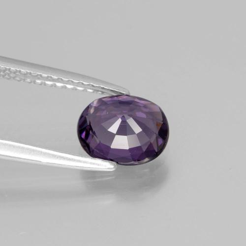 Espinela Violeta uva natural de 1.27 ct, Corte Óvalo, VS