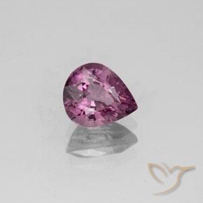 Espinela Púrpura oscuro natural de 1.09 ct, En forma de pera, VVS