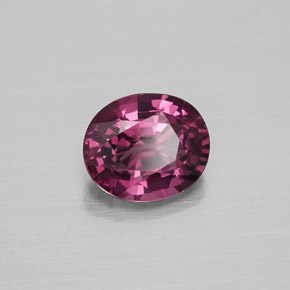 Espinela rosa natural de 1,01 ct, corte óvalo, VVS
