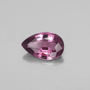 Espinela rosa natural de 1,26 ct, en forma de pera, VVS