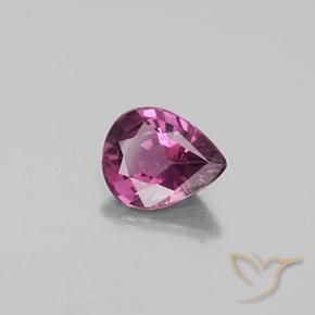 Espinela Púrpura oscuro medio natural de 1.03 ct, En forma de pera, VS