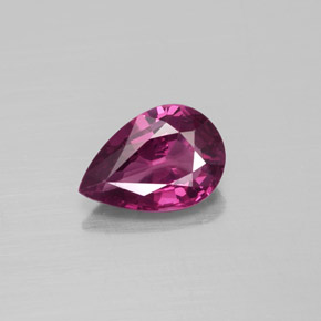Espinela rosa natural de 1,19 ct, en forma de pera, VS