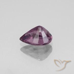 Espinela Púrpura oscuro natural de 1.36 ct, En forma de pera, VS