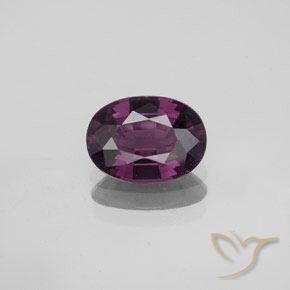 1.36ct Natural Púrpura oscuro espinela, Ovalada, VVS