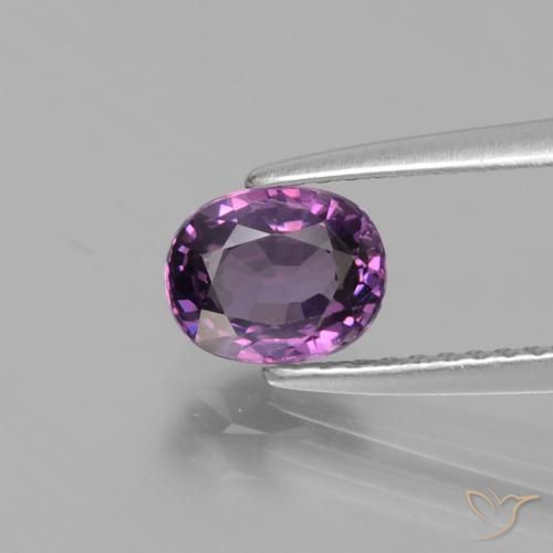 1.16ct Natural Uva rosáceo espinela, Ovalada, VS