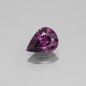 Espinela púrpura natural de 1,07 ct, en forma de pera, VVS-VS