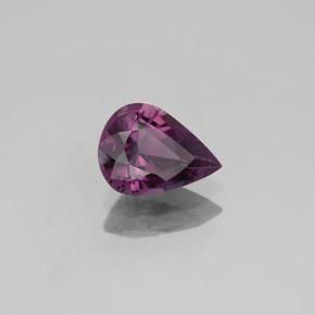 Espinela púrpura natural de 1,07 ct, en forma de pera, VVS-VS