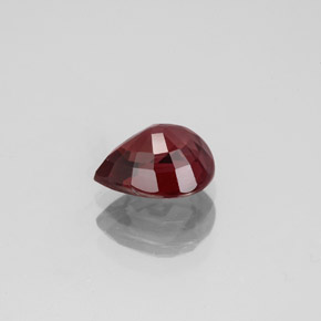 Espinela rojo natural de 1,33 ct, en forma de pera, VVS-VS