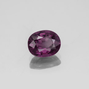 Espinela Púrpura oscuro natural de 1.40 ct, Corte Óvalo, VS