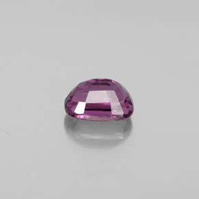 Espinela violeta natural de 1,16 ct, corte cojín, VS